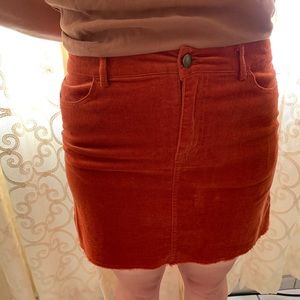 Corduroy skirt